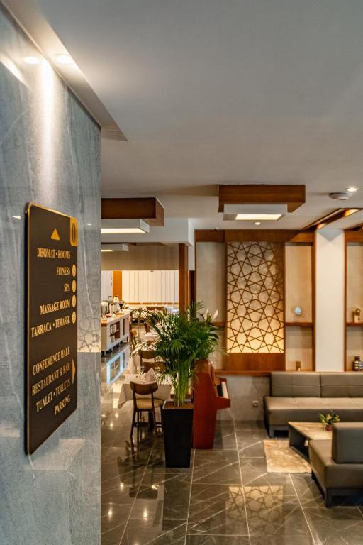 Posezení v ubytování Hotel Prishtina