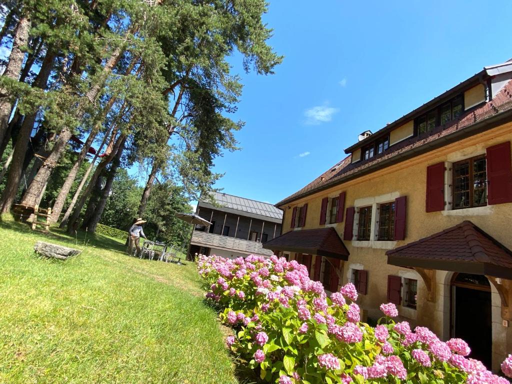 Zahrada ubytování Les Ô d'Annecy