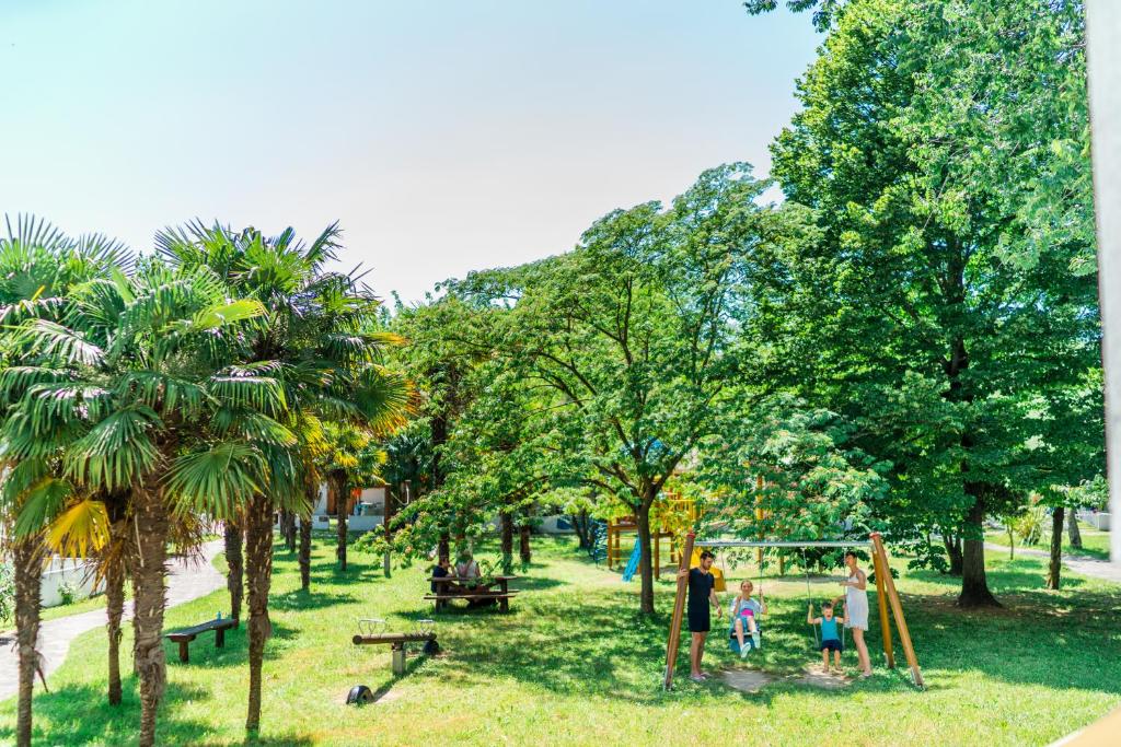 Zahrada ubytování Villaggio Los Nidos