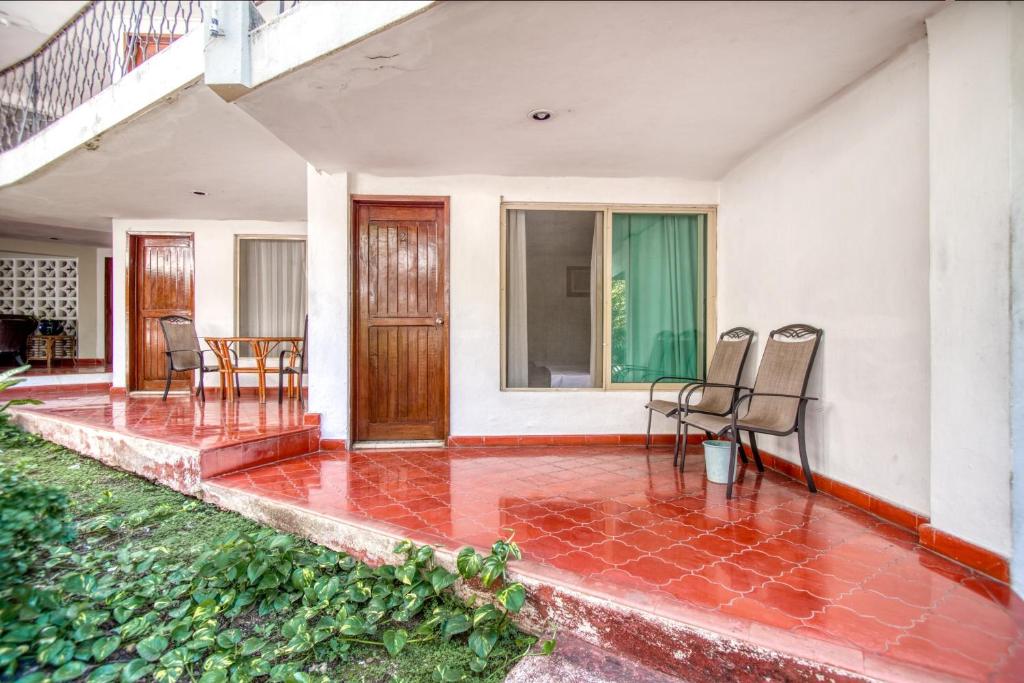 Balkón nebo terasa v ubytování Hotel San Carlos