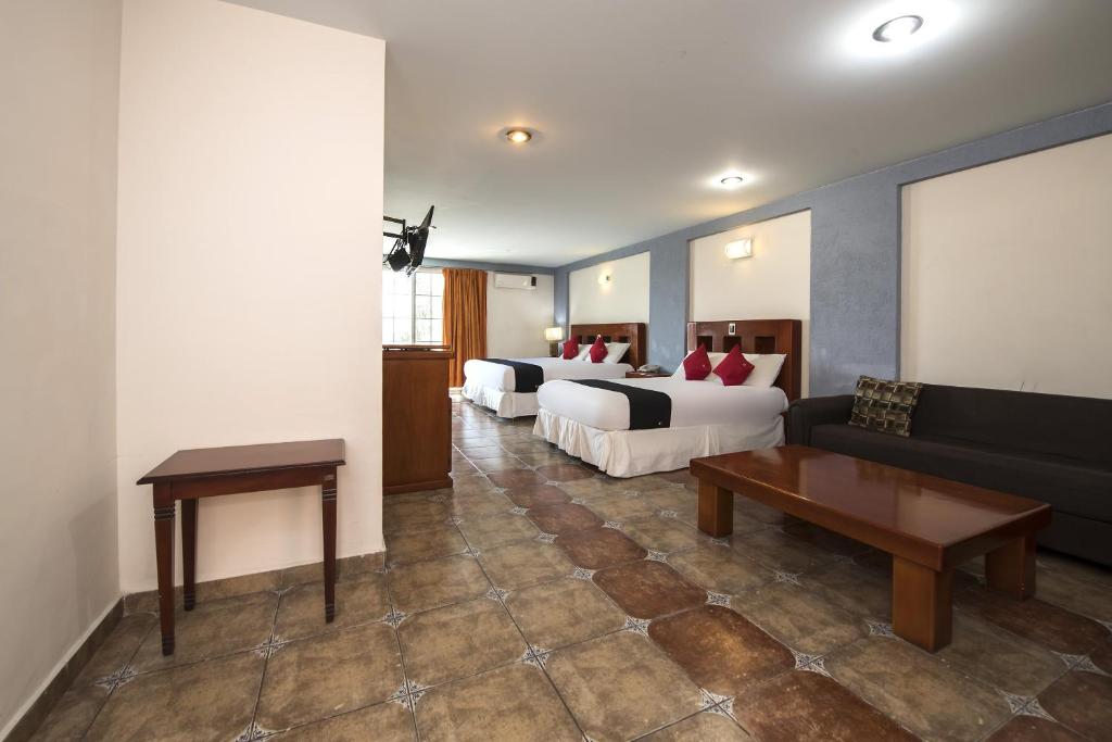 Posezení v ubytování Suites de Reyes