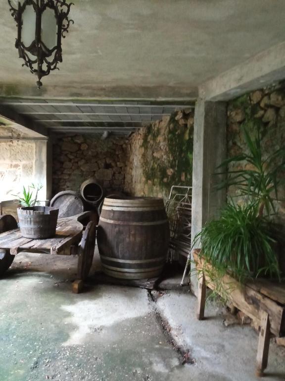 Posezení v ubytování Casa MiraXurés con vistas a la Sierra del Xurés