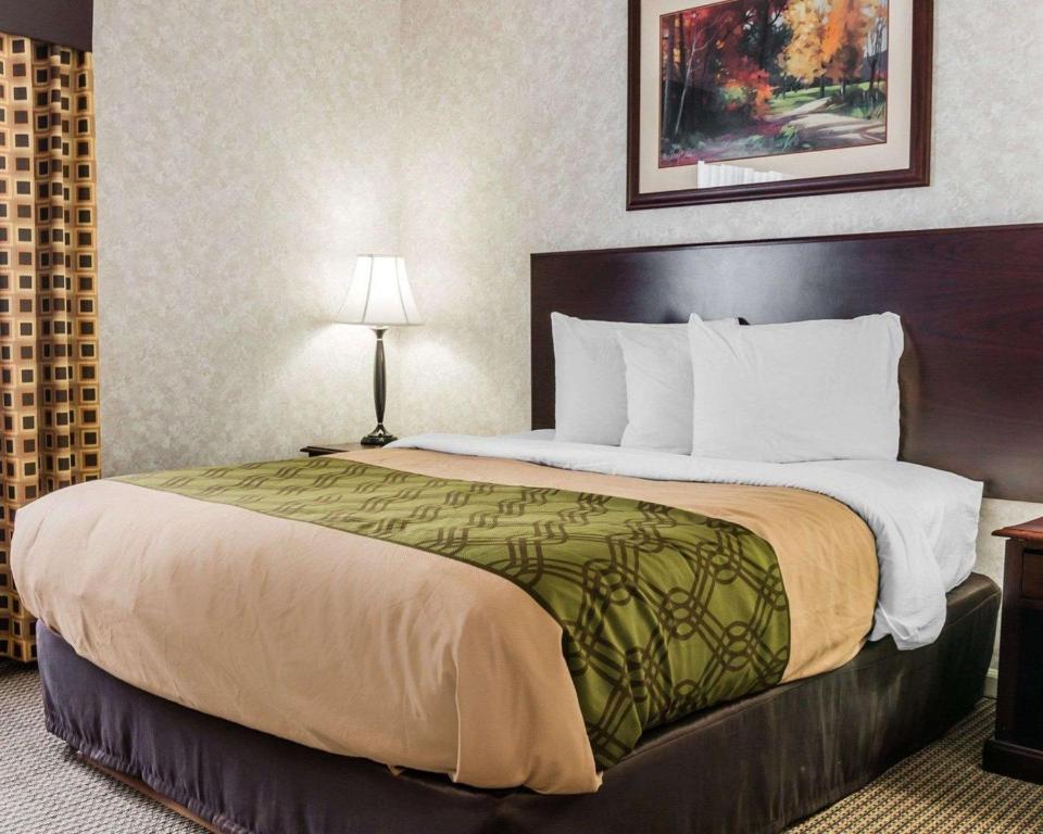 Postel nebo postele na pokoji v ubytování Econo Lodge & Suites