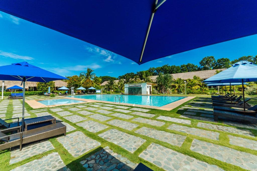 Bazén v ubytování Bohol Beach Club nebo v jeho okolí