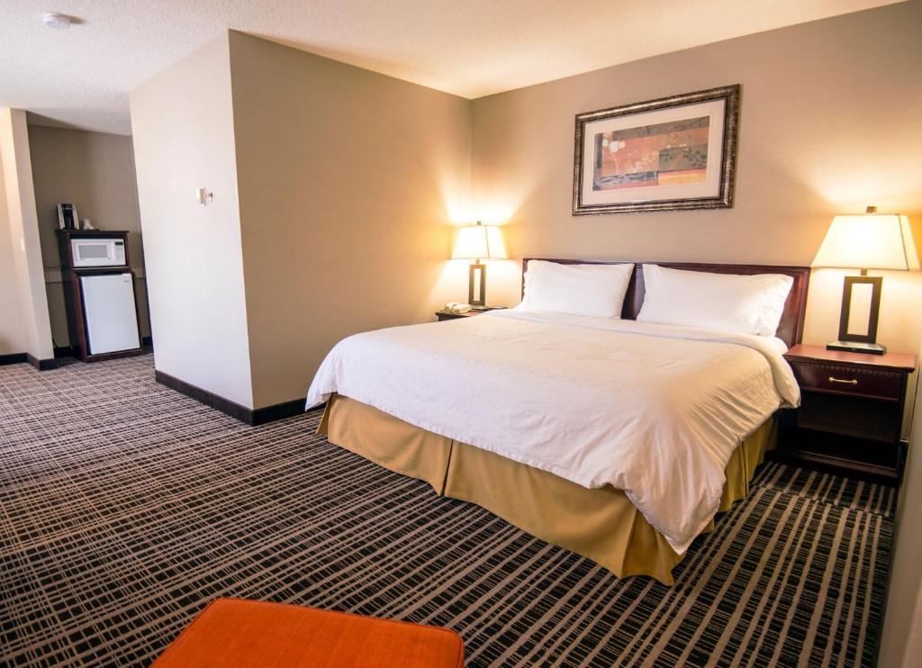 Postel nebo postele na pokoji v ubytování Holiday Inn Express Red Deer by IHG
