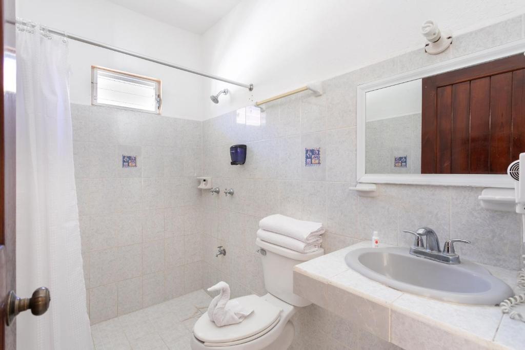 Koupelna v ubytování Hotel Costa Azul
