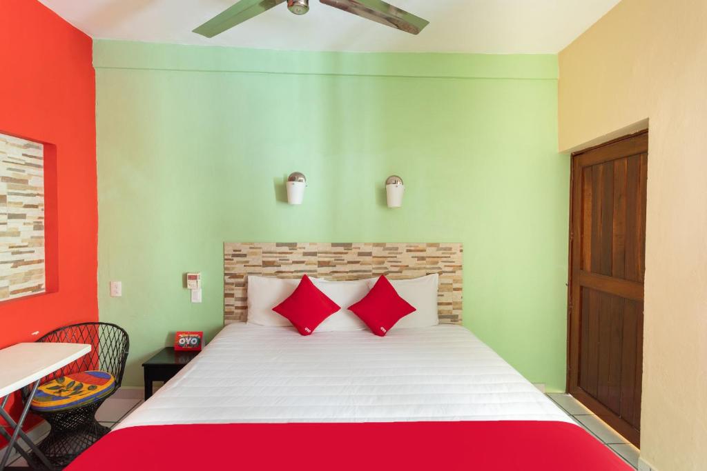 Postel nebo postele na pokoji v ubytování Hotel Costa Azul