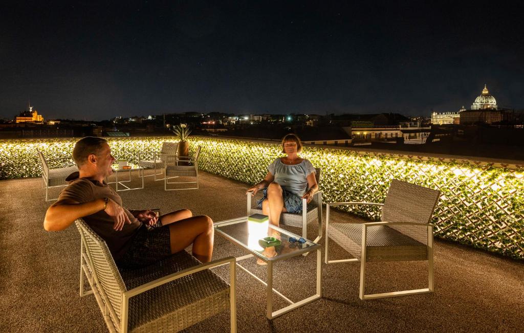 Posezení v ubytování Hotel Relais Dei Papi