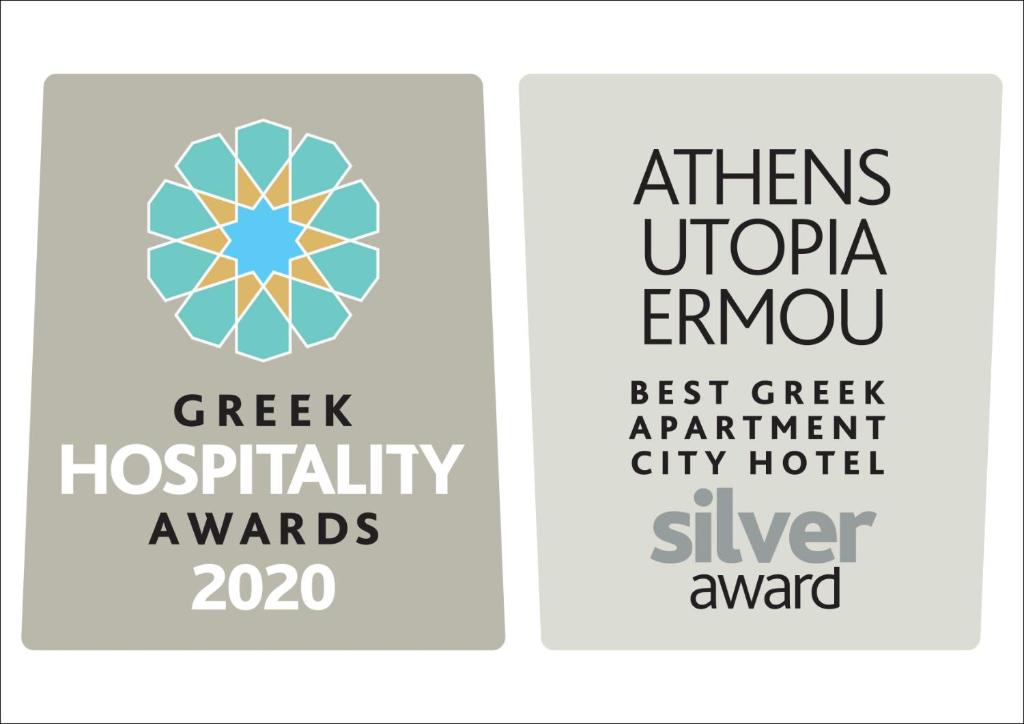 Certifikát, hodnocení, plakát nebo jiný dokument vystavený v ubytování Athens Utopia Ermou