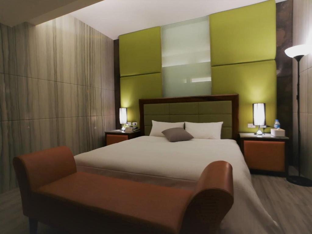 Postel nebo postele na pokoji v ubytování Michelle hotel
