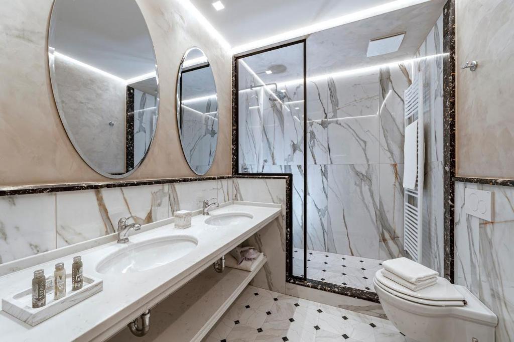 Koupelna v ubytování Hotel Premiere Abano