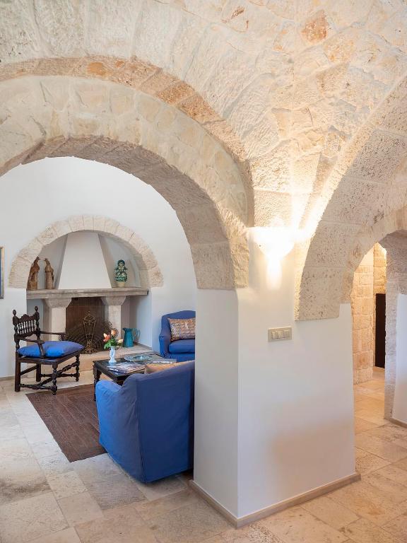 Część wypoczynkowa w obiekcie Trulli Uliveto Acquafonda