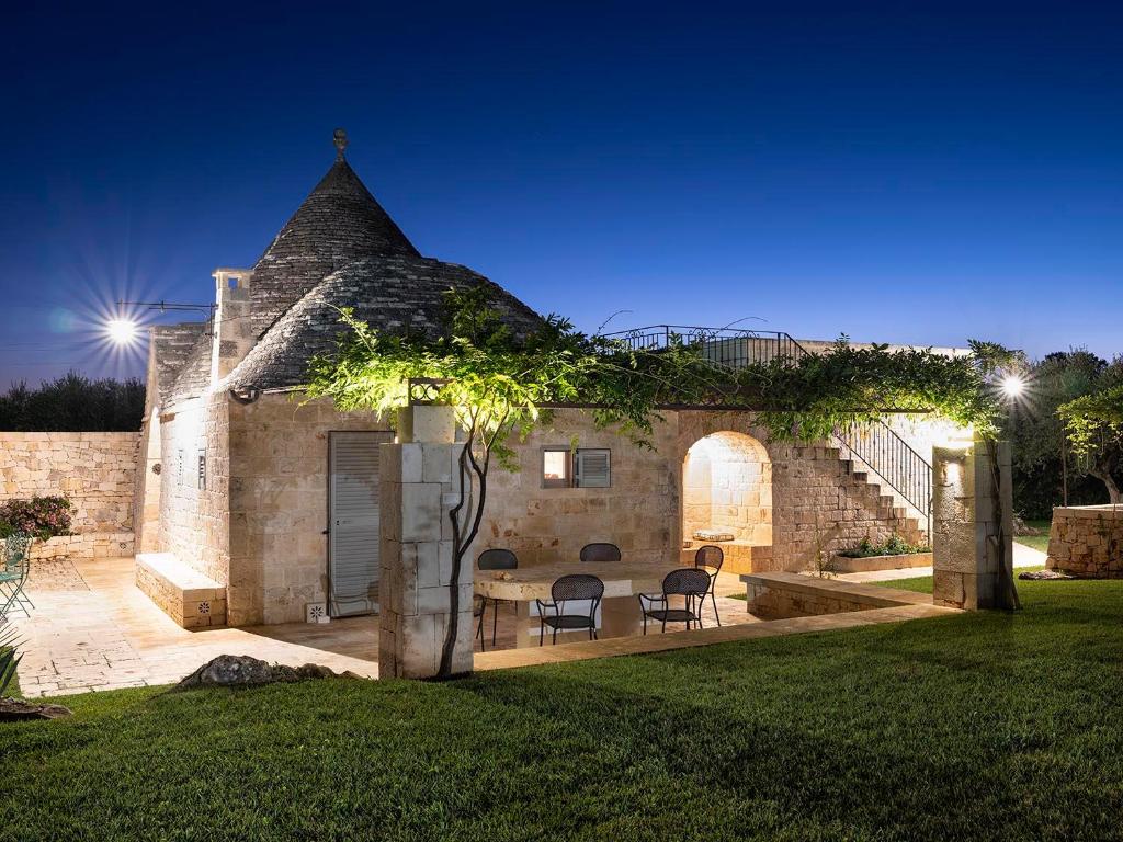 Ogród w obiekcie Trulli Uliveto Acquafonda