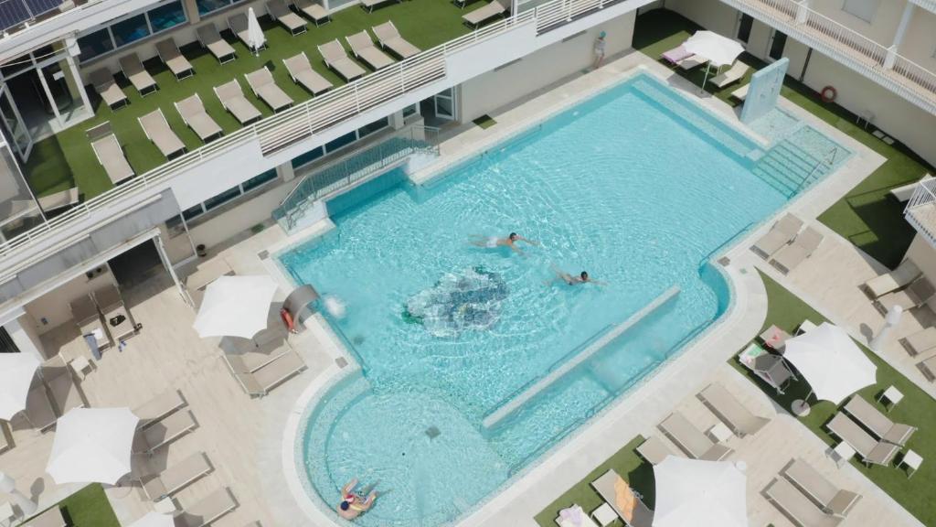 Bazén v ubytování Palace Hotel Meggiorato nebo v jeho okolí