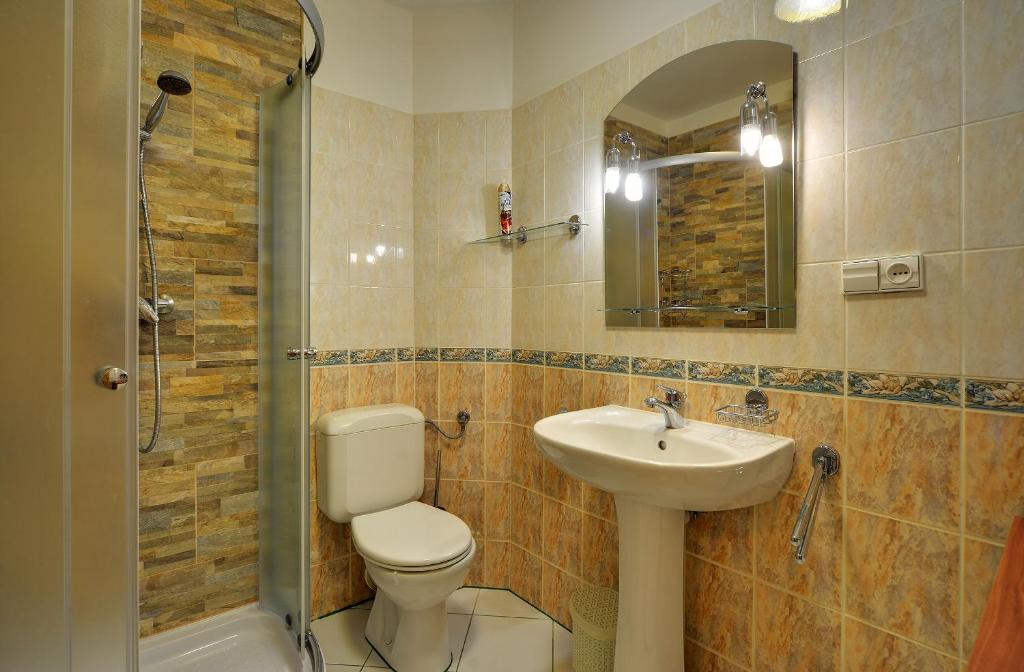 Kúpeľňa v ubytovaní ApartamentVanessa
