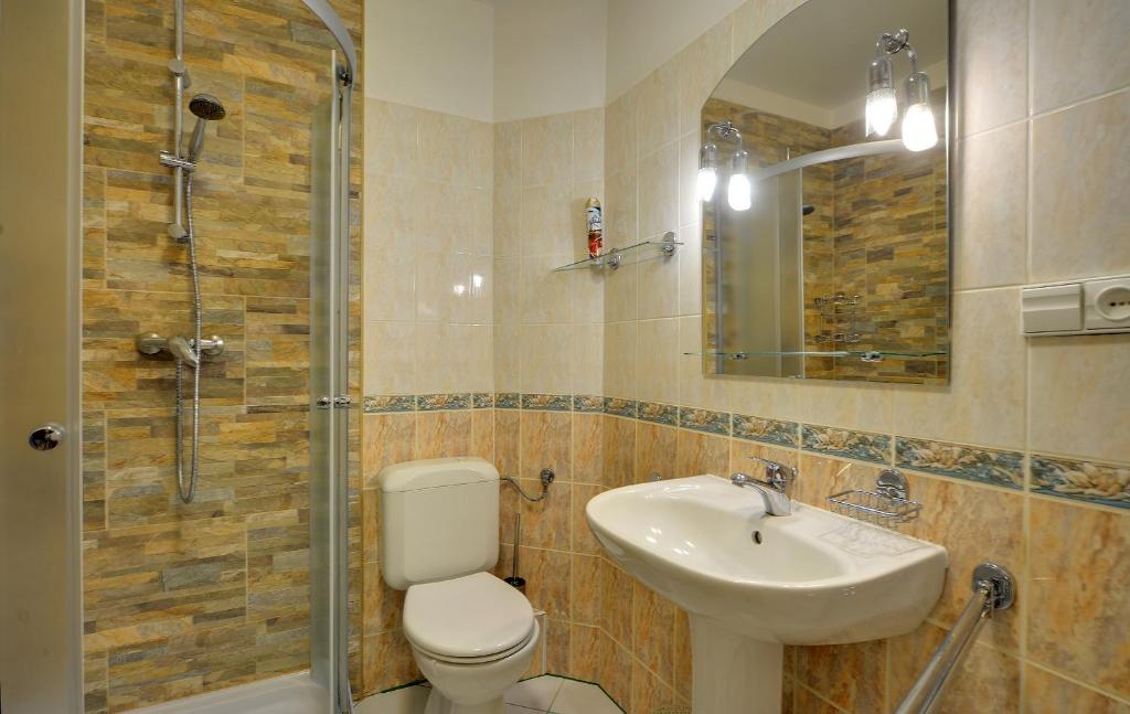 Kúpeľňa v ubytovaní ApartamentVanessa