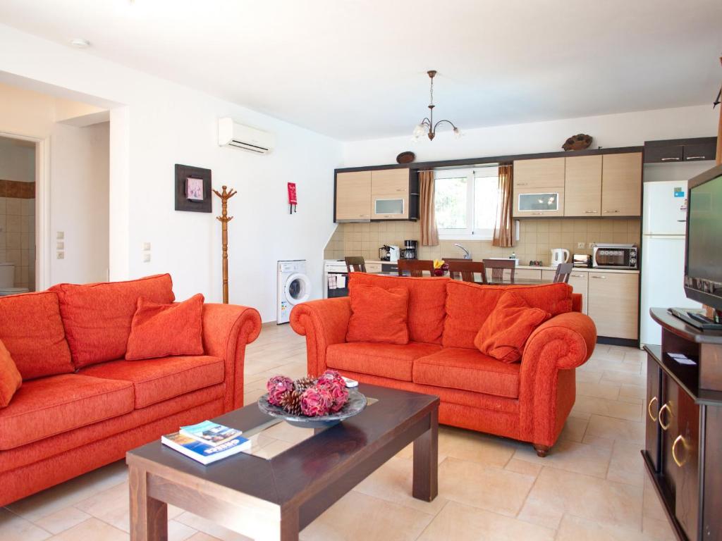 Kuchnia lub aneks kuchenny w obiekcie Villa Eros Spartia Kefalonia