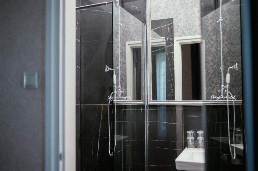Koupelna v ubytování Boutique Hotel Annuska