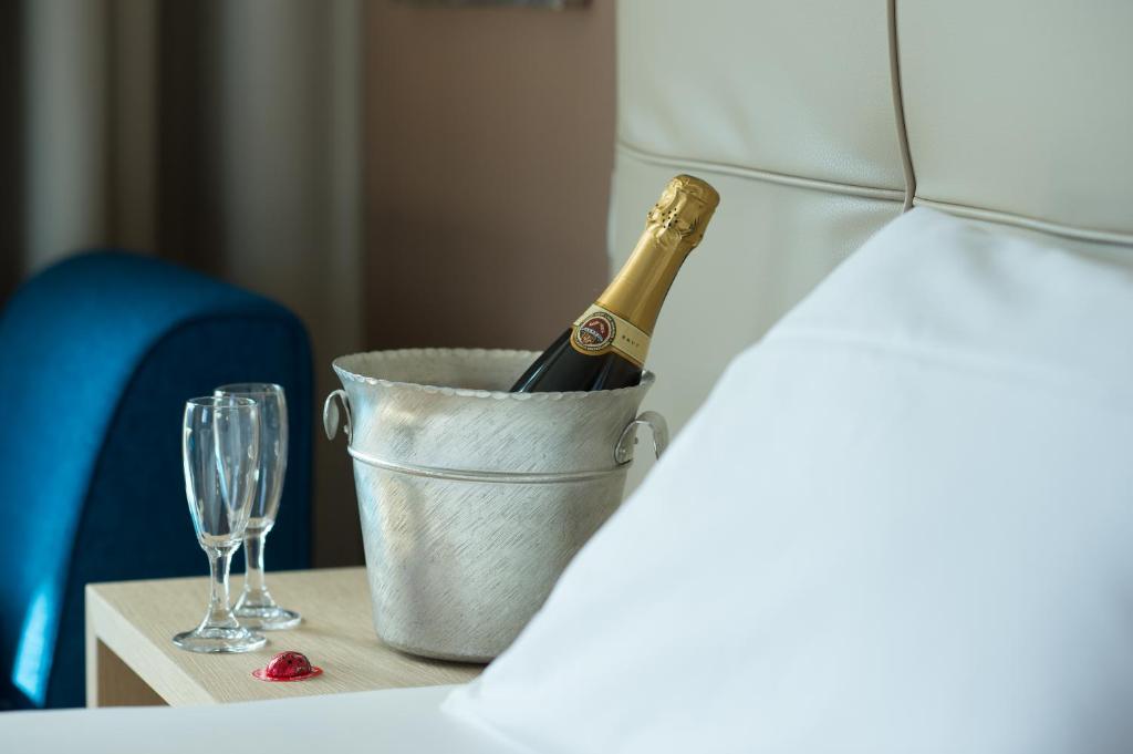 Nápoje v ubytování Seeberg Garni Hotel