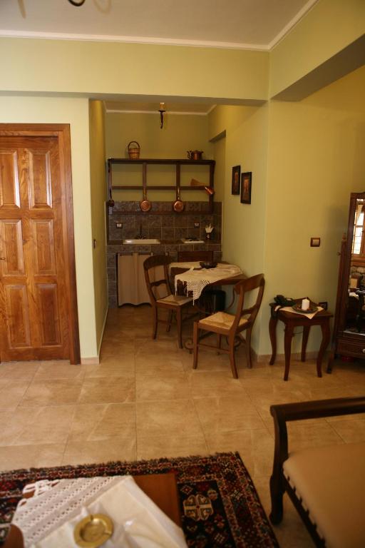 Kuchyň nebo kuchyňský kout v ubytování Roes Suites