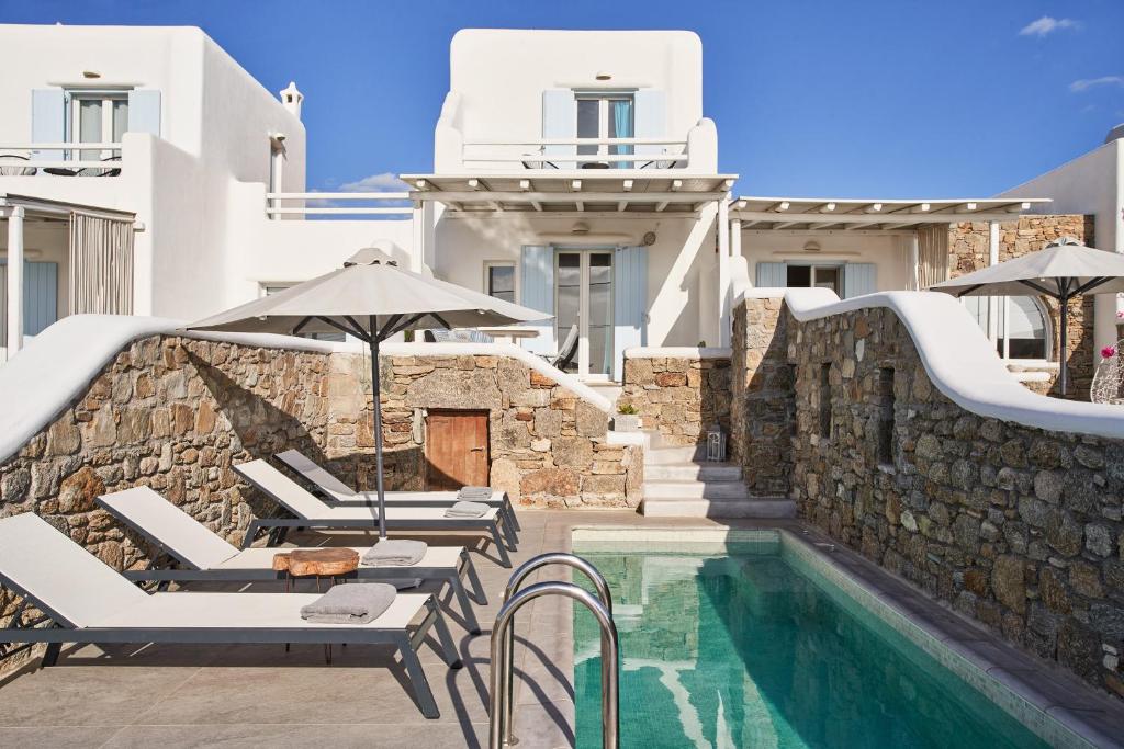 Bazén v ubytování Paradisia Villas nebo v jeho okolí
