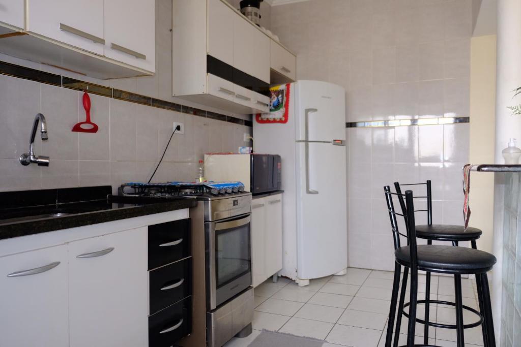  Apartamento Pé na Areia Wi-Fi Praia Grande Ocian