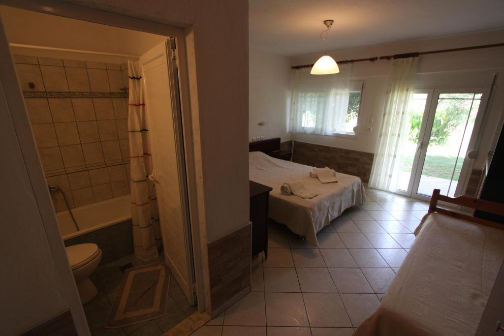Postel nebo postele na pokoji v ubytování Badis Haus