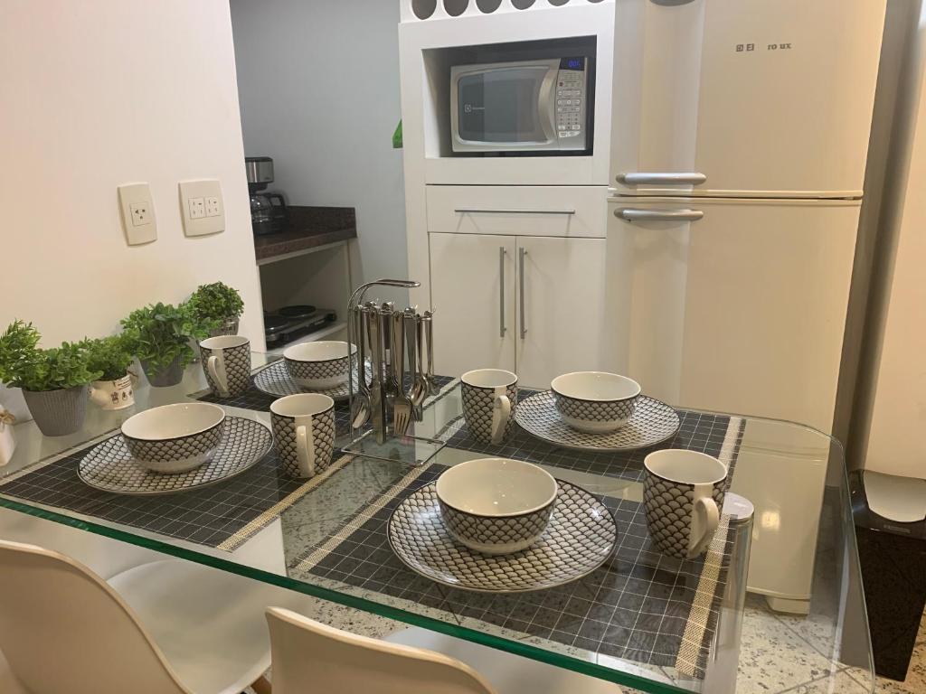  Apartamento com varanda de frente para o mar da Praia da Costa
