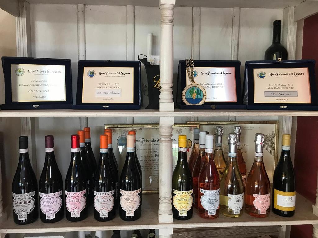 Nápoje v ubytování Agriturismo Feliciana