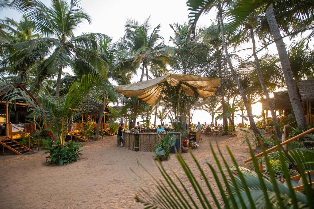 Сад в Goa Cottages Agonda