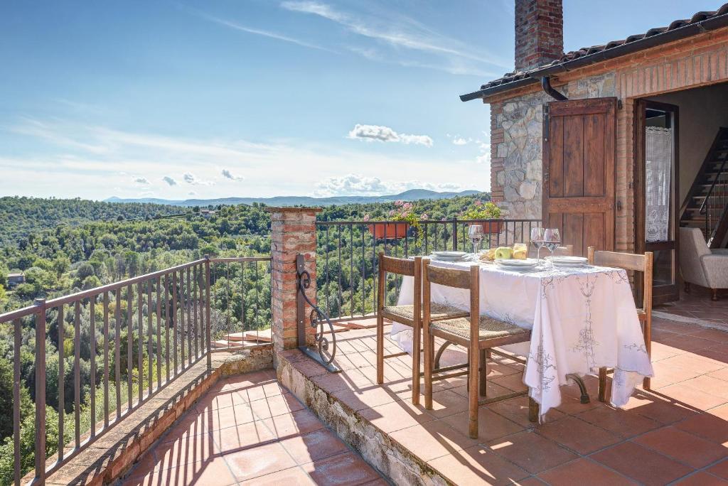 Balkon lub taras w obiekcie SacroFanum Villa