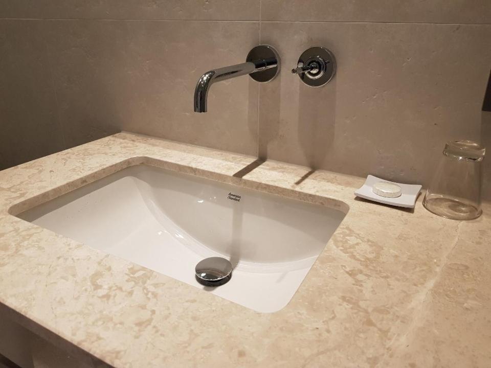 Koupelna v ubytování Hotel Libre