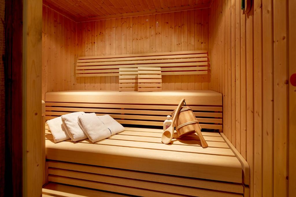 Voodi või voodid majutusasutuse Promi Alm Flachau - Luxus Chalets toas