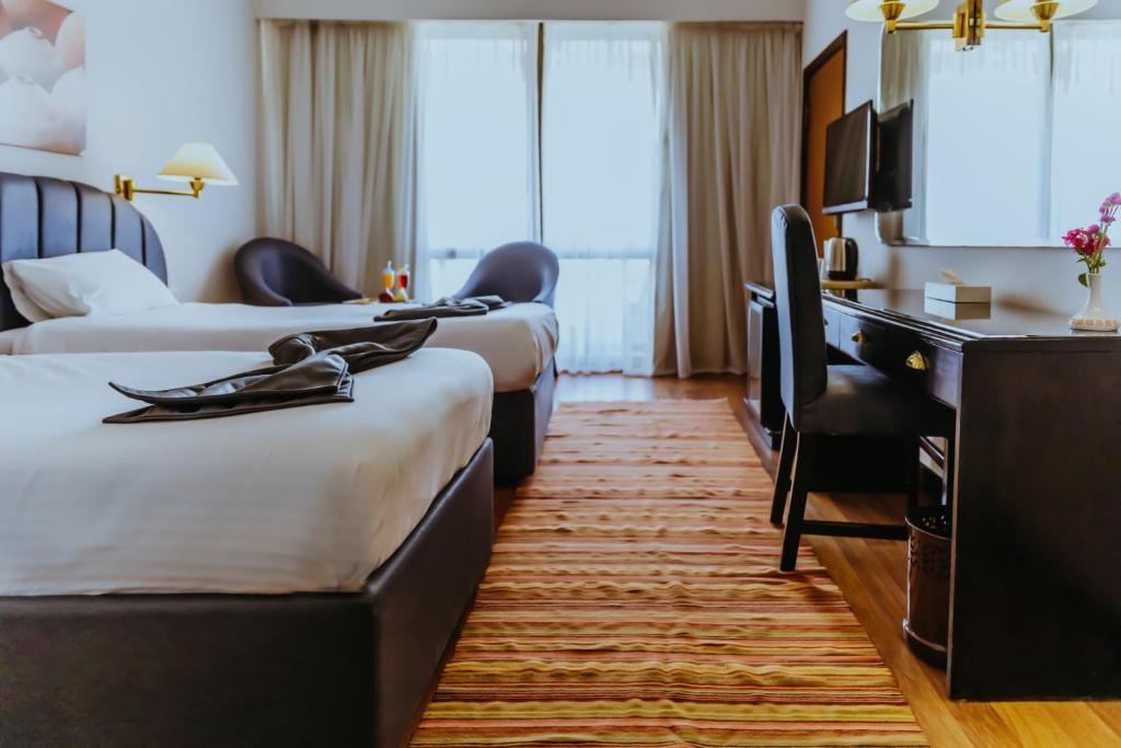 Basma Hotel Aswan - Deluxe Double O Twin Room Con Vista A La Ciudad
