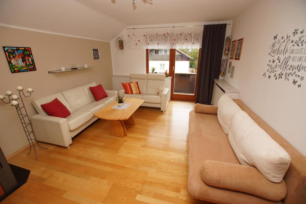 Posezení v ubytování Ferienwohnung Steiner Gertrude