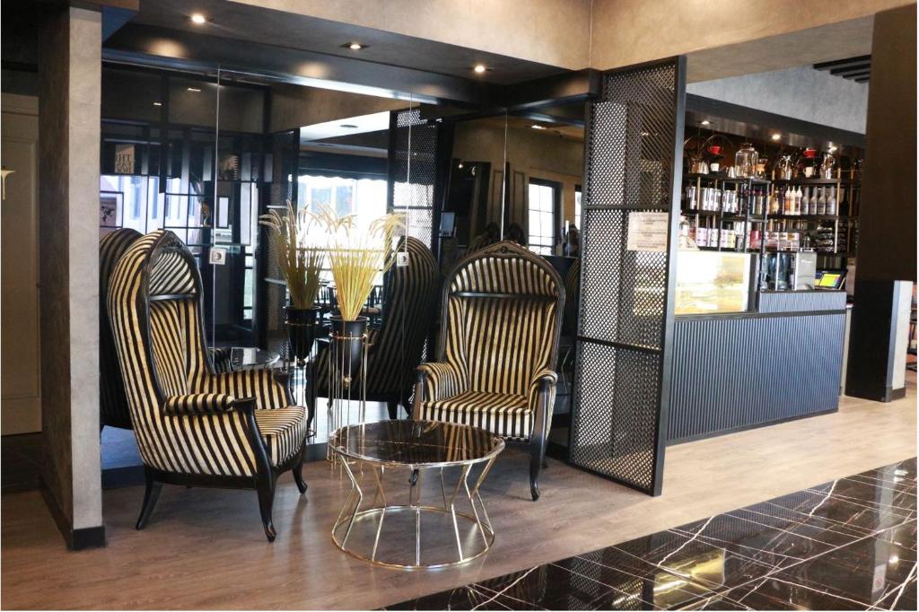 Lounge nebo bar v ubytování Air Boss Giresun City Hotel