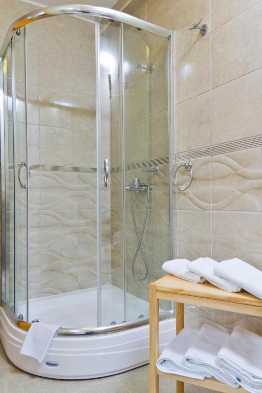 Koupelna v ubytování Hotel Berr