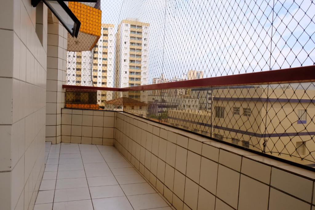  Apartamento Pé na Areia Wi-Fi Praia Grande Ocian