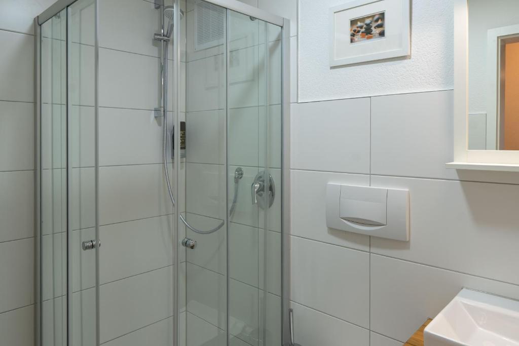 Koupelna v ubytování Hotel Post mit Klimaanlage