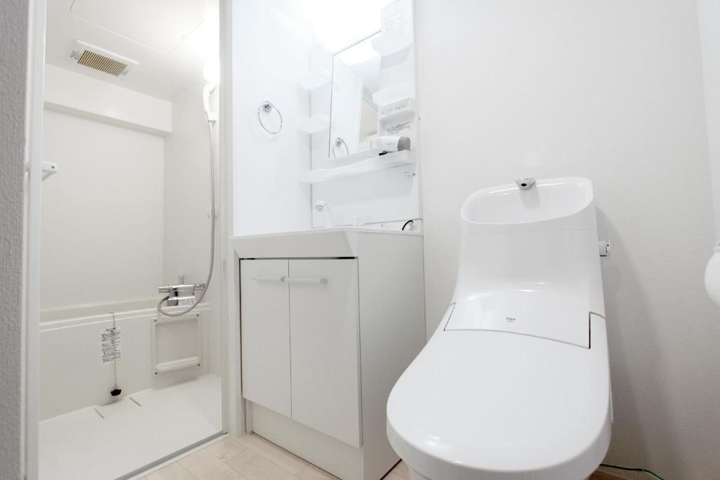 Koupelna v ubytování nestay apartment tokyo nippori