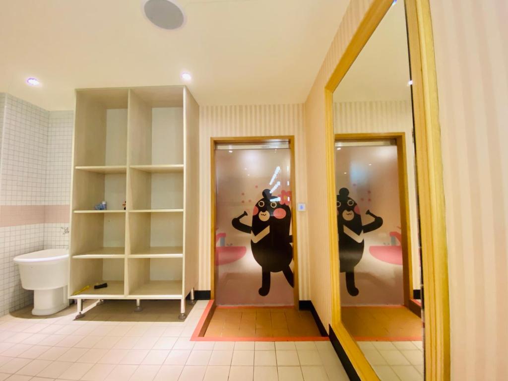 Koupelna v ubytování Hey Bear Capsule Hotel