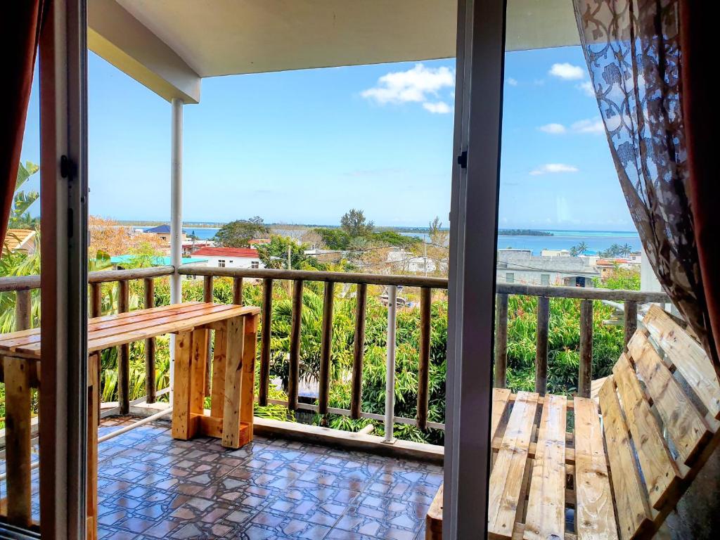 Balkón nebo terasa v ubytování Surf House