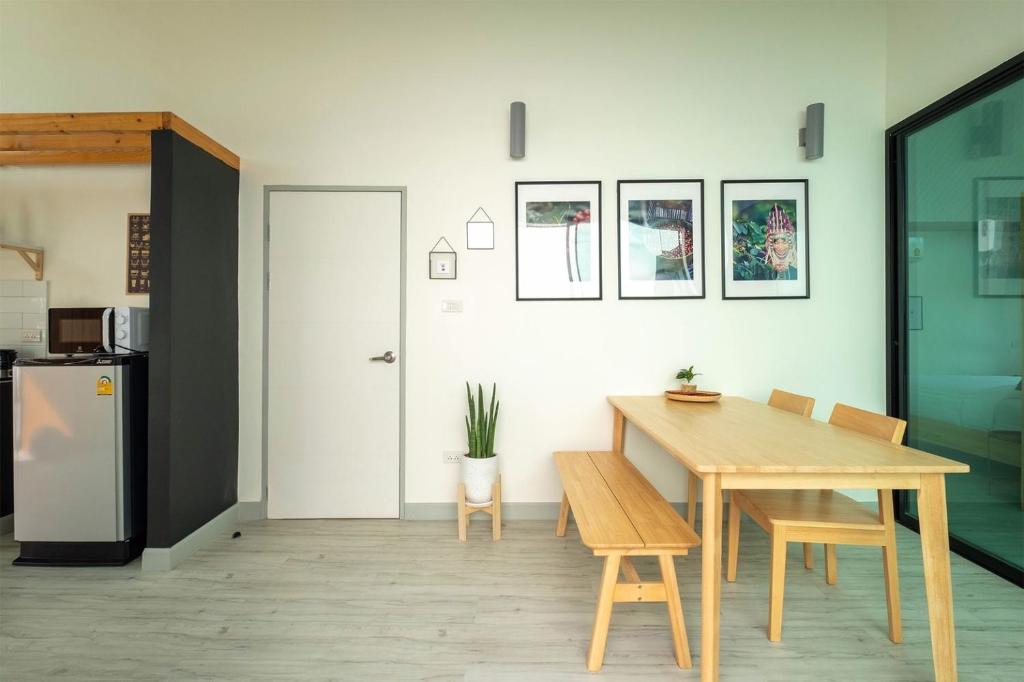 Cucina o angolo cottura di Baan Ga-Cha