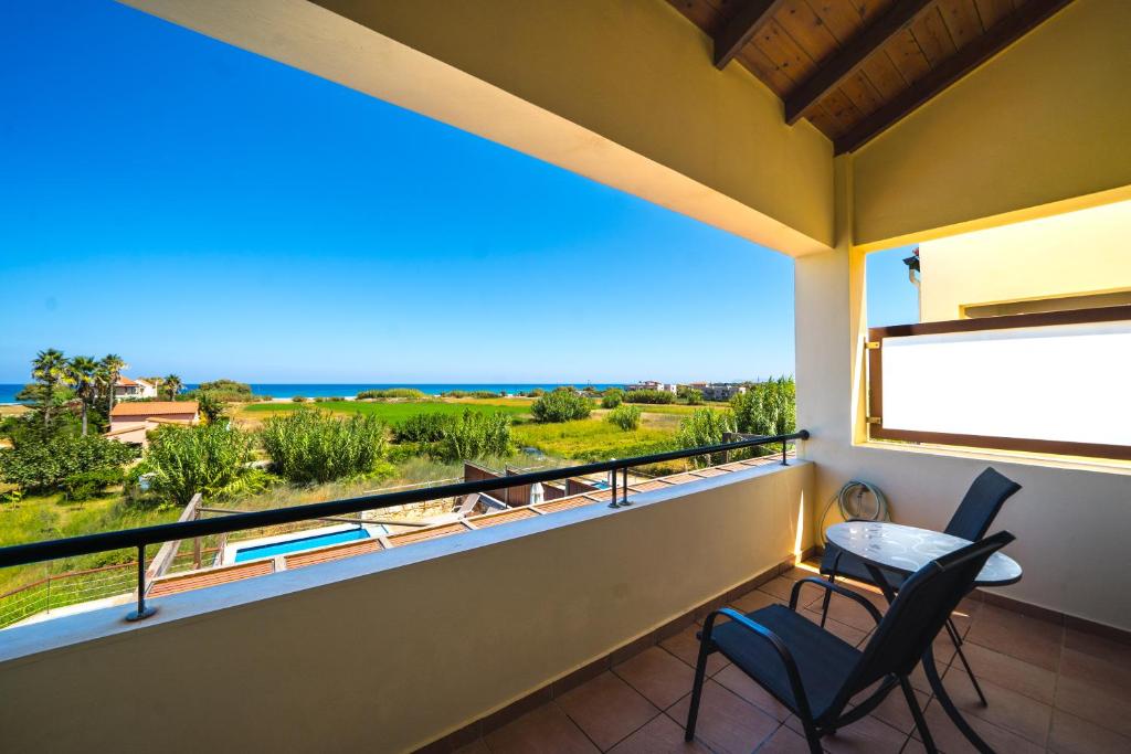 Balkón nebo terasa v ubytování Corali Villas