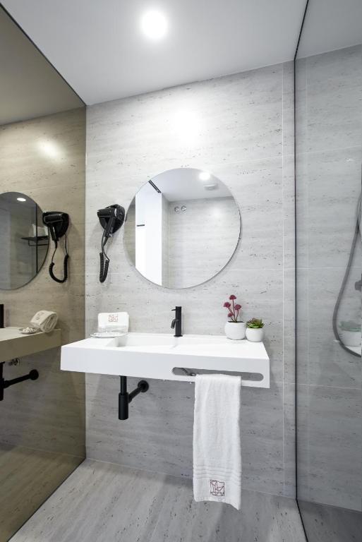 Koupelna v ubytování Hotel Moutados