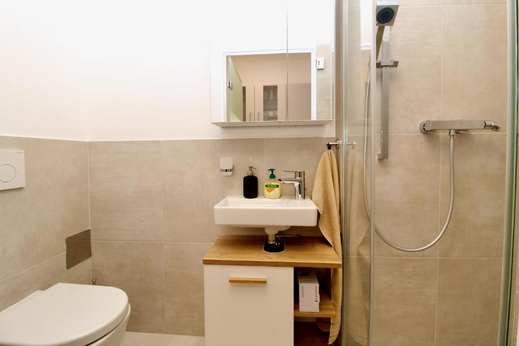 Kúpeľňa v ubytovaní Central STUDIO WORK and TRAVEL