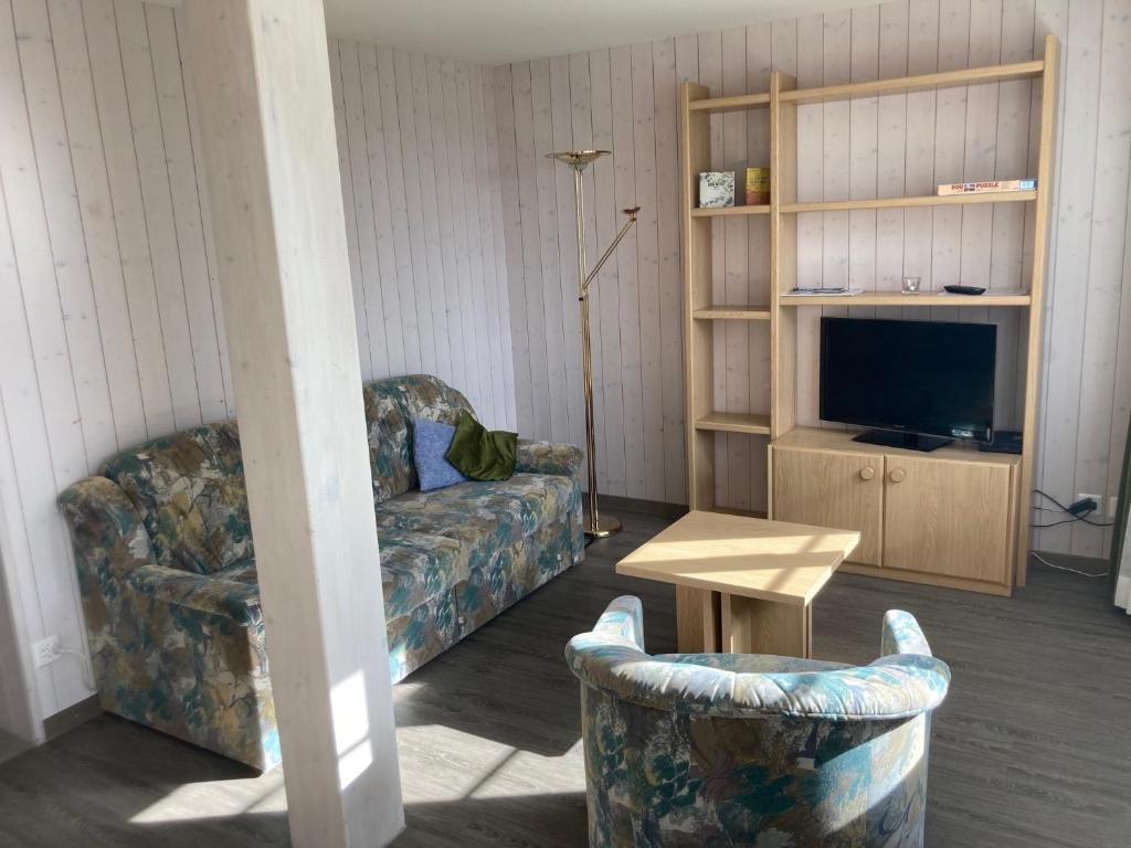 Posezení v ubytování Chalet Bergli