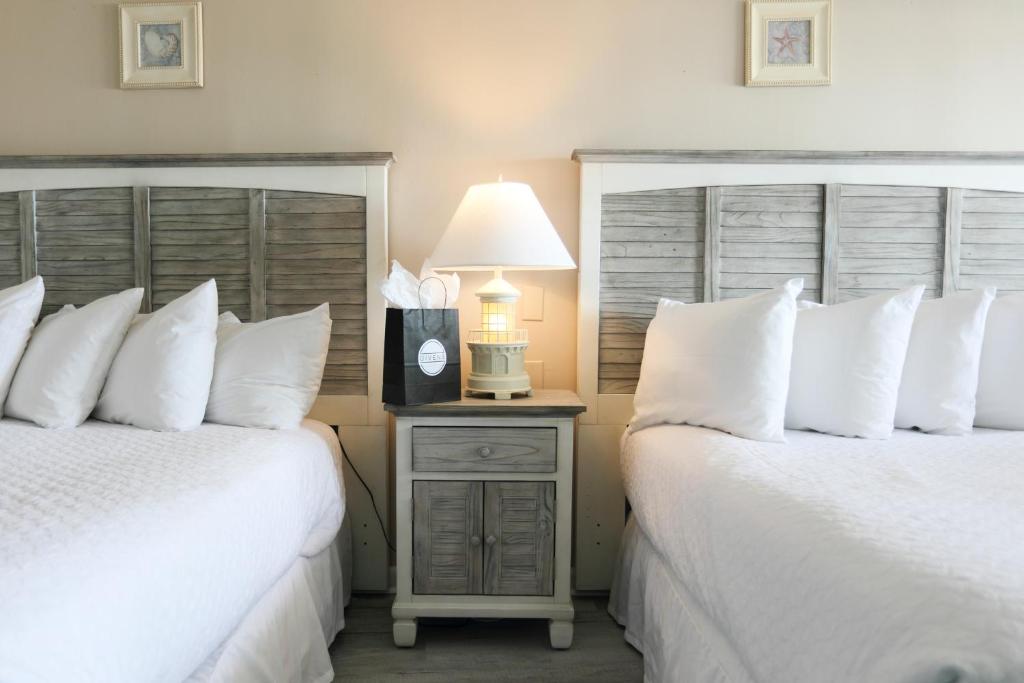 Letto o letti in una camera di Marquis De Lafayette
