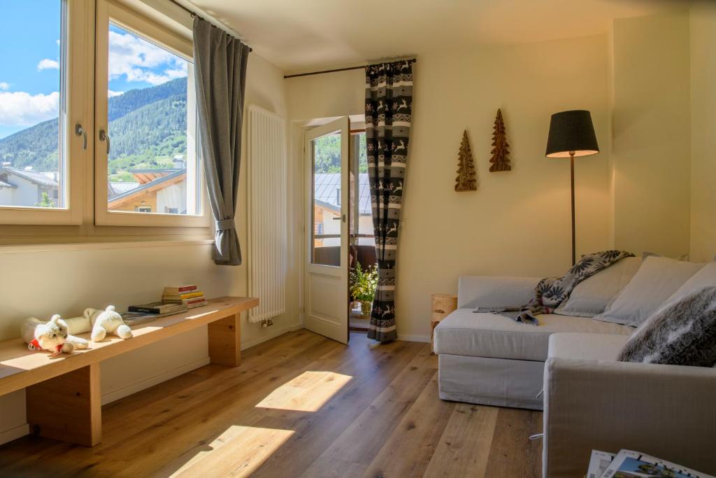 Posedenie v ubytovaní Nido di montagna