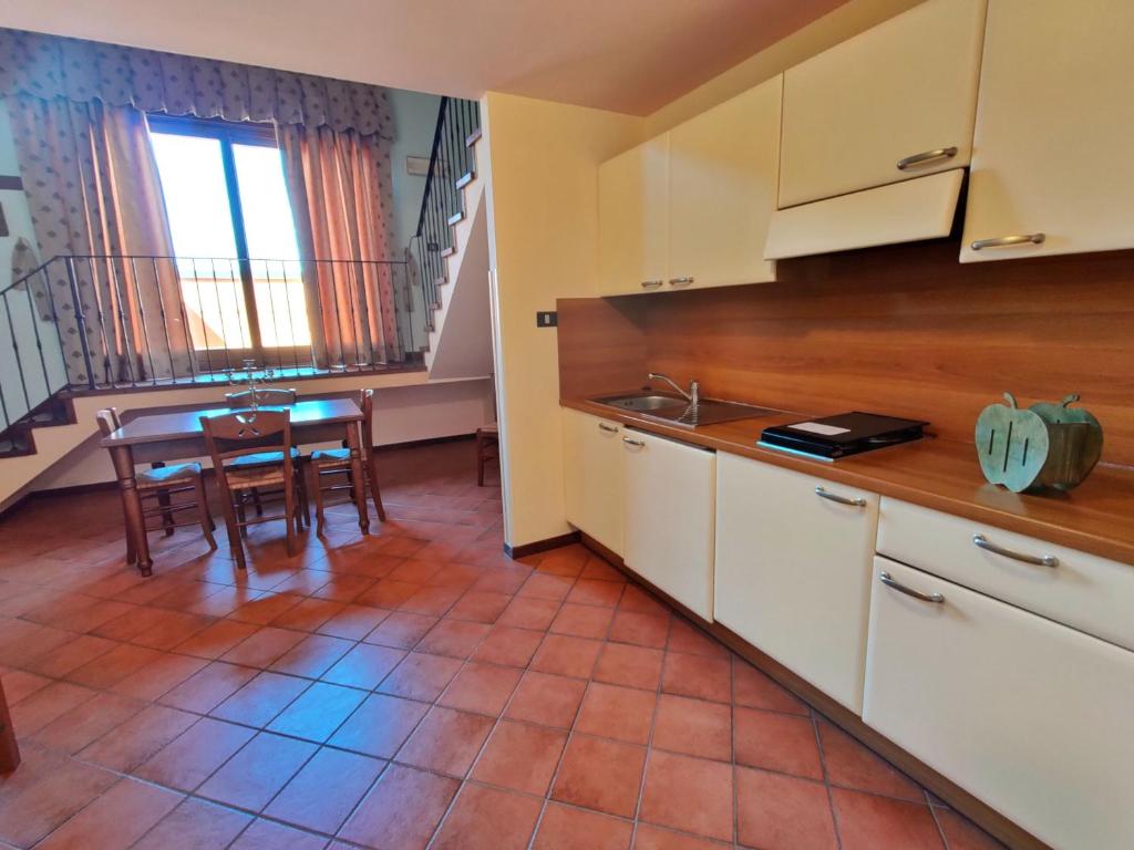 Kuchyň nebo kuchyňský kout v ubytování Toscana Verde